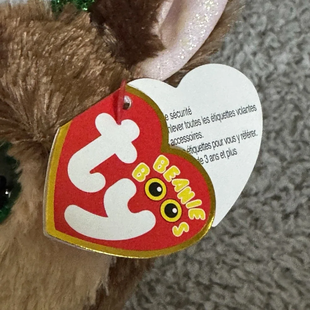 Ty Beanie Boo Kinley Reindeer Plush 6